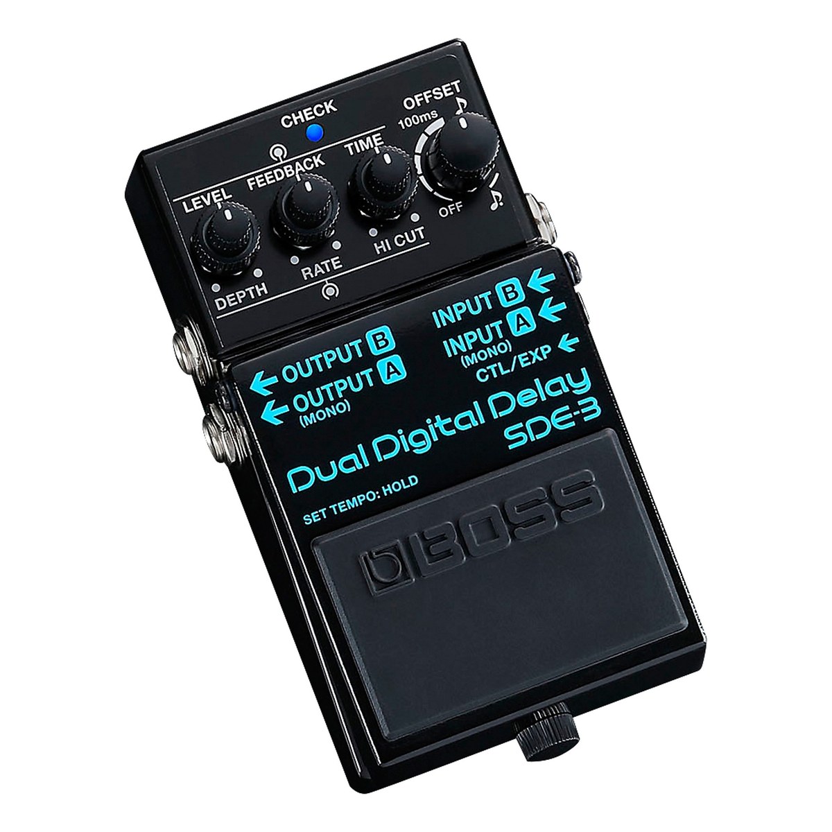 BOSS SDE-3 Dual Digital Delay nhìn chéo từ phía trên