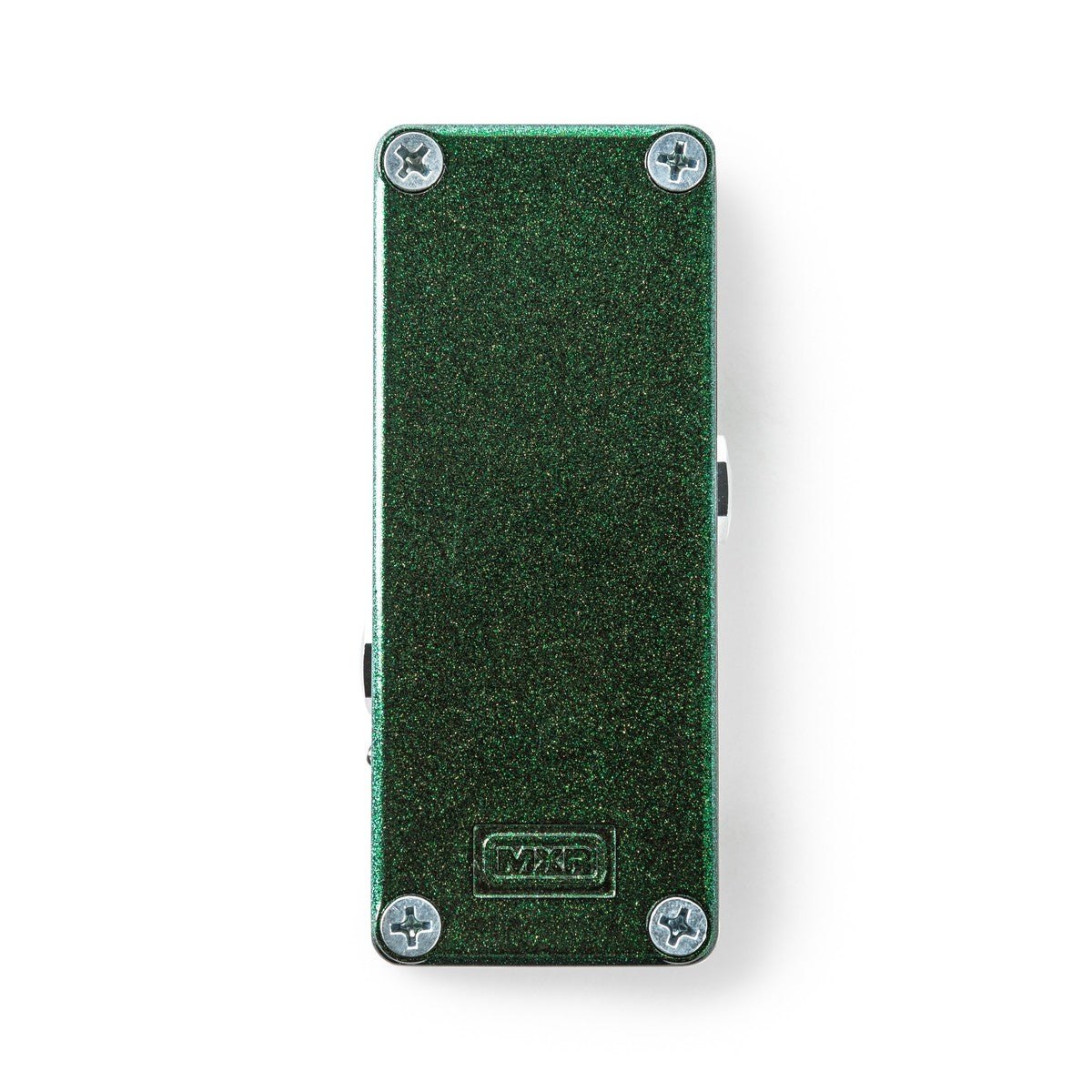 Phơ Delay MXR M299 Carbon Copy Mini Analog Delay – mặt đáy màu xanh lá với 4 ốc vít và logo MXR dập nổi