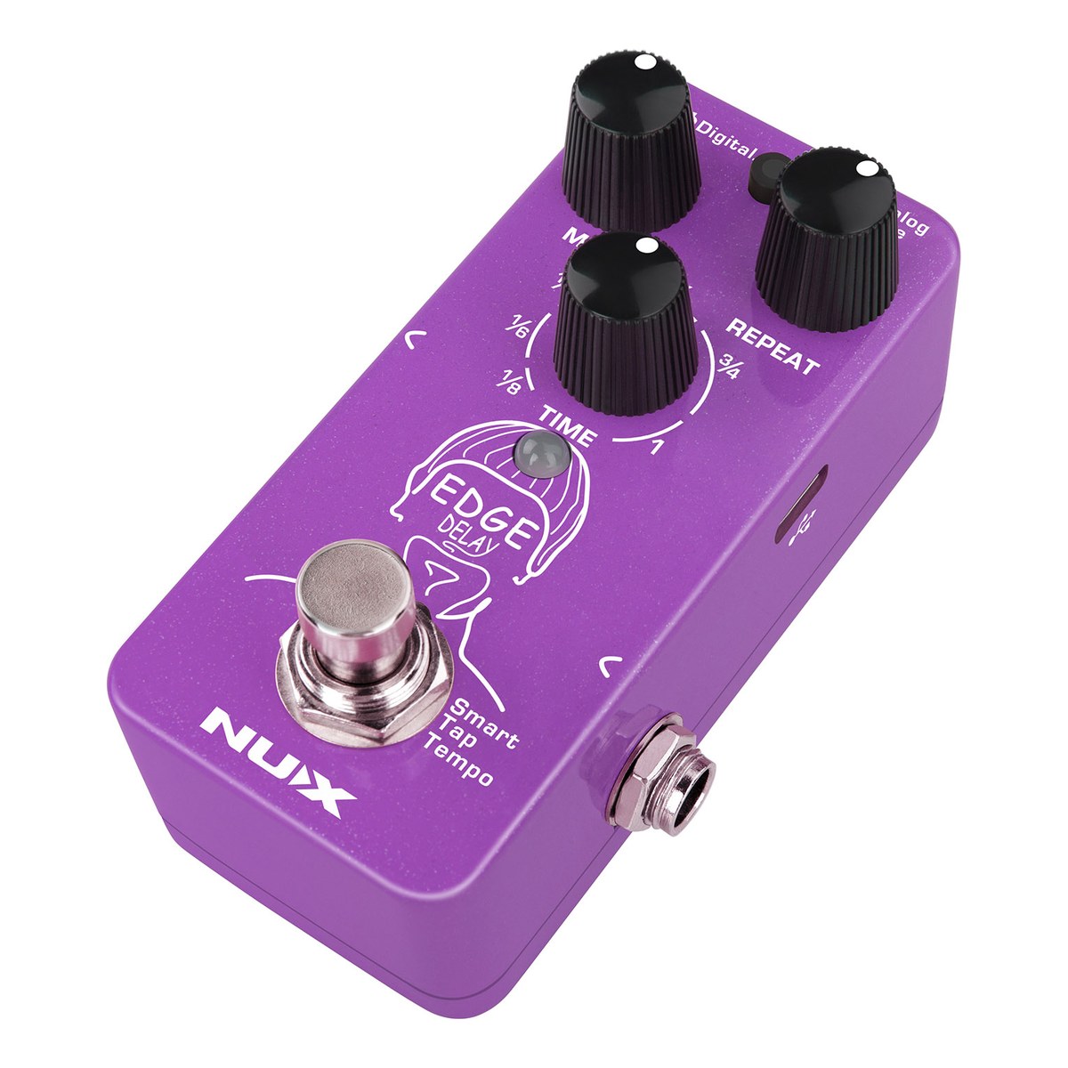 Phơ Delay NUX Edge Delay NDD-3 – Góc nghiêng Edge Delay từ bên phải