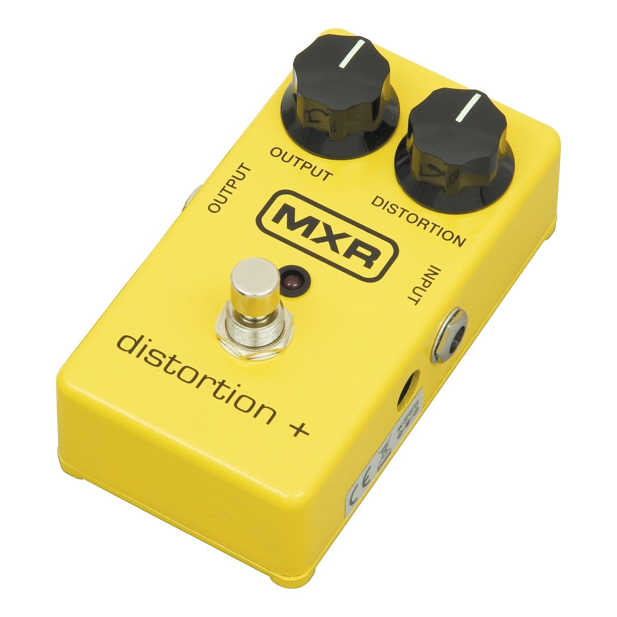 MXR M104 Distortion+ nhìn nghiêng từ phía jack INPUT