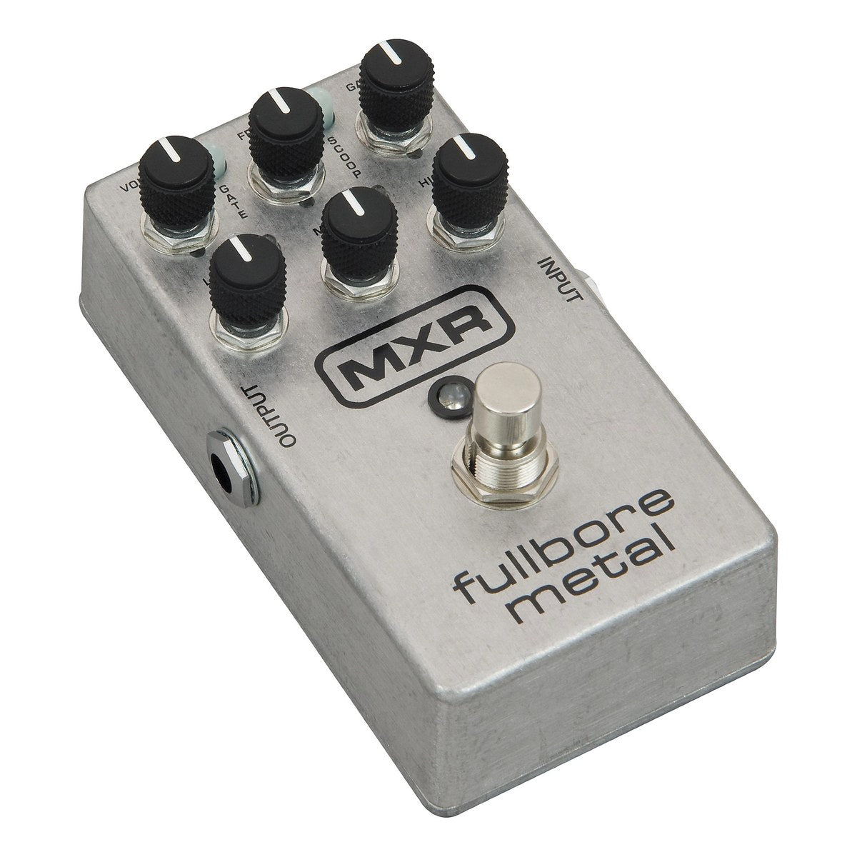 MXR Fullbore Metal nhìn nghiêng từ phía jack OUTPUT