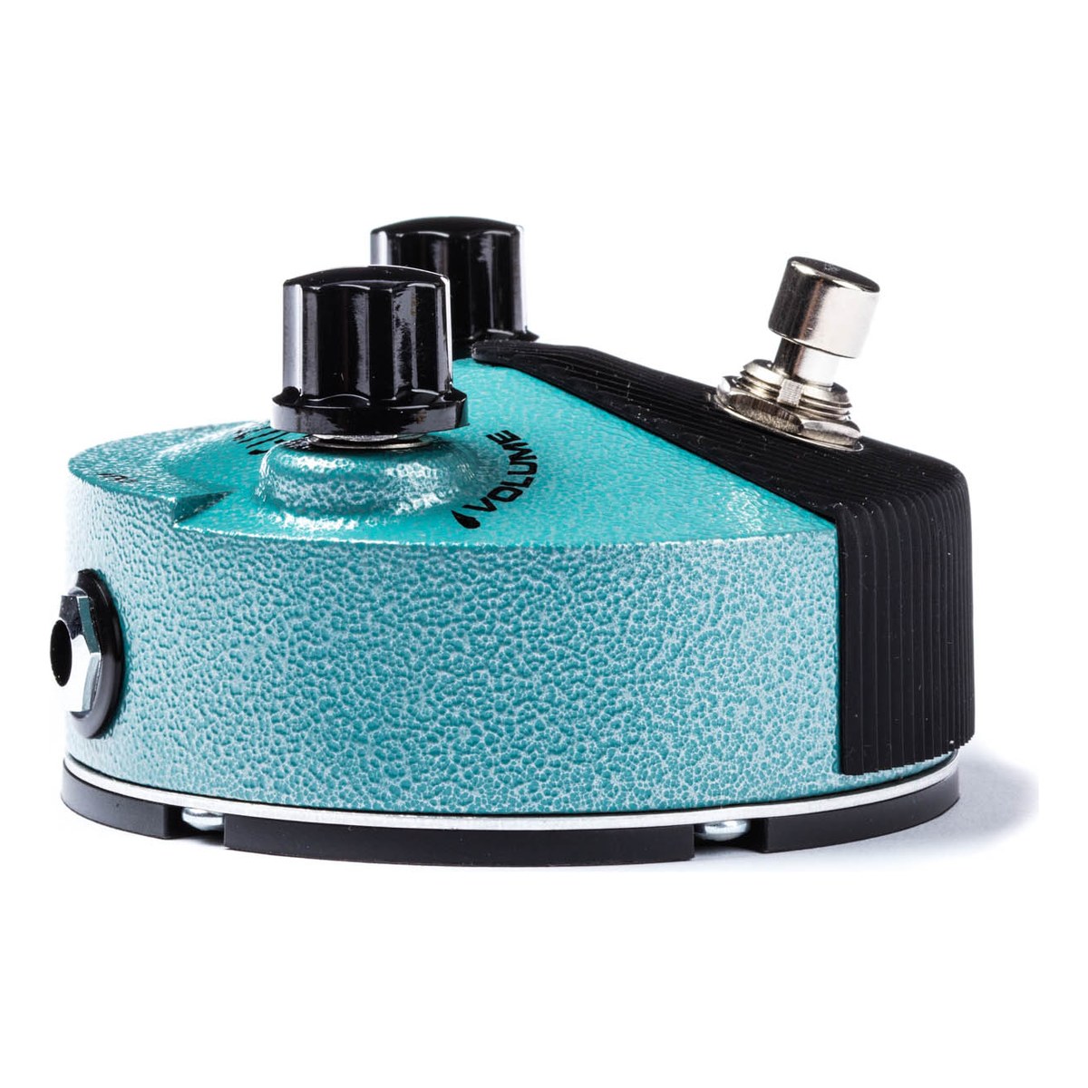 Phơ Fuzz Dunlop Jimi Hendrix Fuzz Face Mini FFM3 - FFM3 Jimi Hendrix Fuzz Face Mini nhìn từ cạnh có núm VOLUME