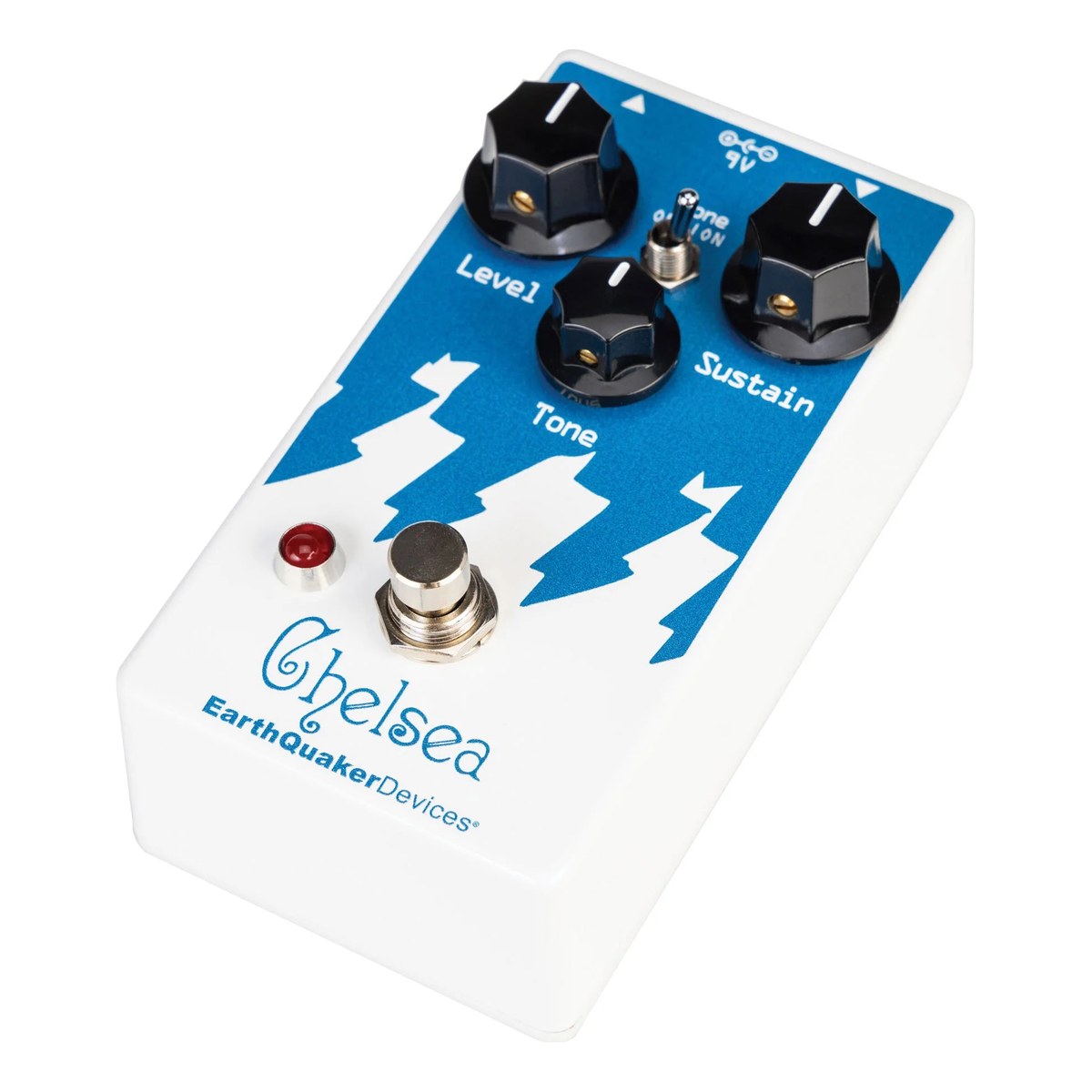 Phơ Fuzz EarthQuaker Devices Chelsea Low End Fuzz Driver - Chelsea Low End Fuzz Driver nhìn nghiêng từ bên trái