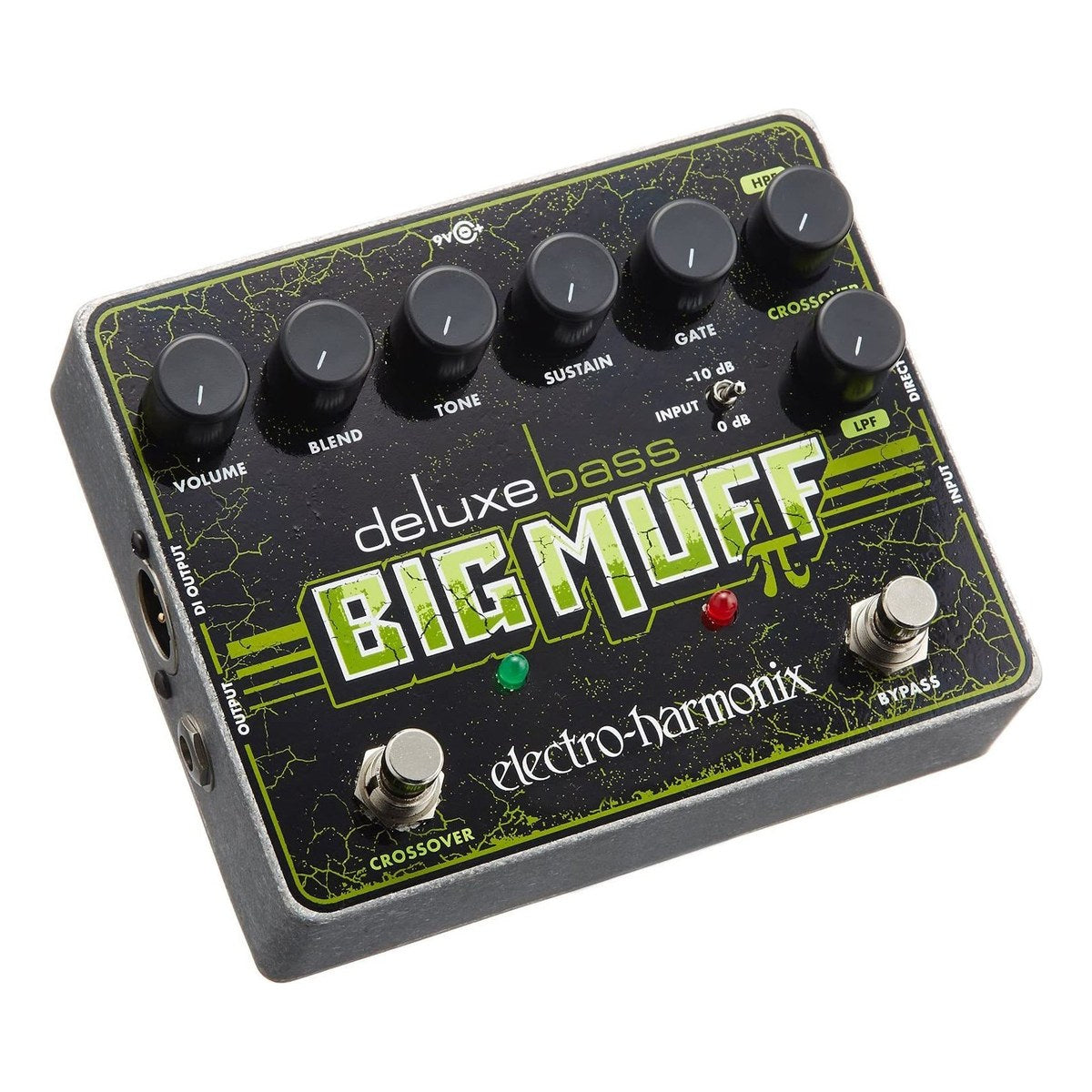 Phơ Fuzz Electro-Harmonix Deluxe Bass Big Muff Pi – Deluxe Bass Big Muff Pi nhìn chéo từ phía trước