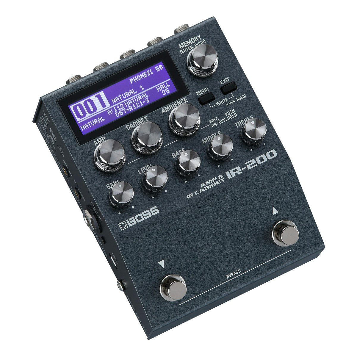 BOSS IR-200 nhìn nghiêng từ bên trái