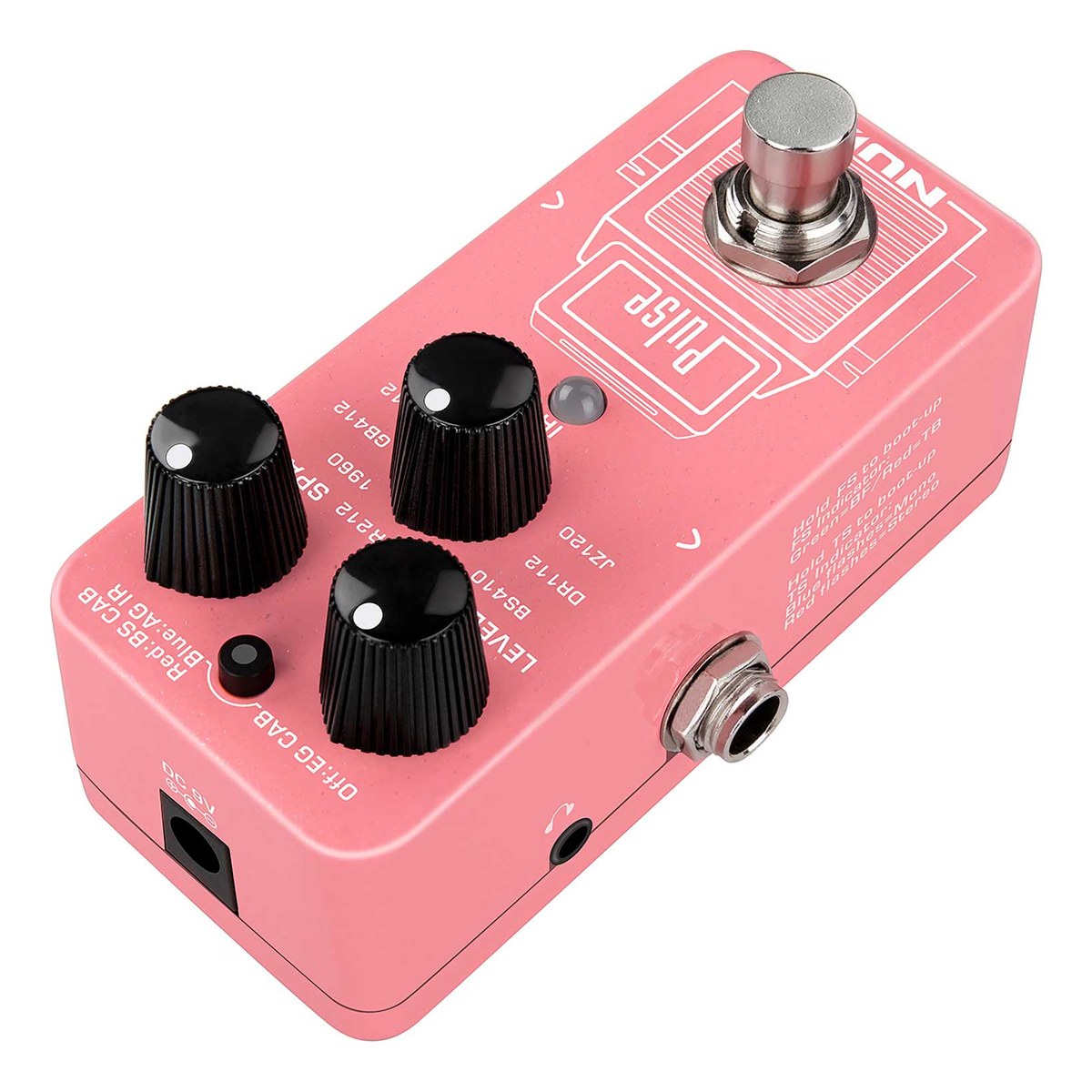 Phơ Giả Lập Amply NUX Pulse NSS-4 – Góc nghiêng phía sau NUX Pulse NSS-4
