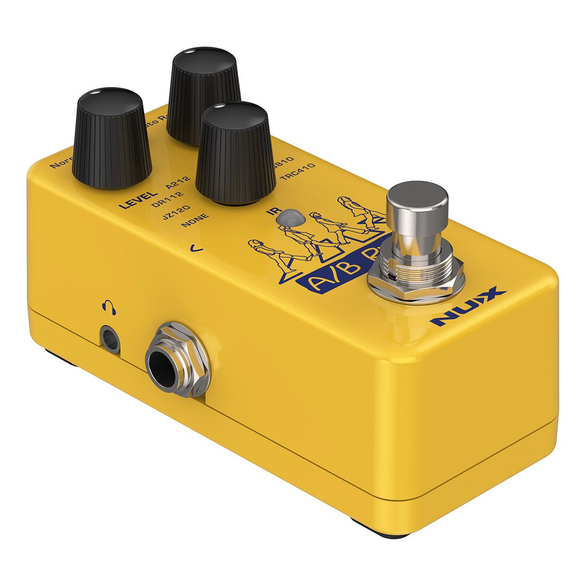 Phơ Looper NUX A/B ROLL NOL-1 – Góc nghiêng NUX A/B Roll NOL-1 nhìn từ phía footswitch