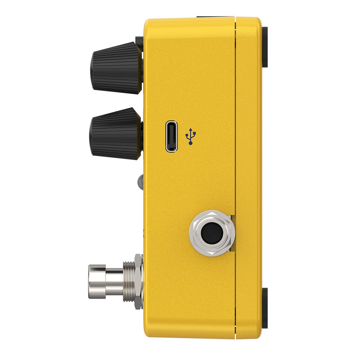 Phơ Looper NUX A/B ROLL NOL-1 – Cạnh bên NUX A/B Roll NOL-1 với jack INPUT và cổng USB-C
