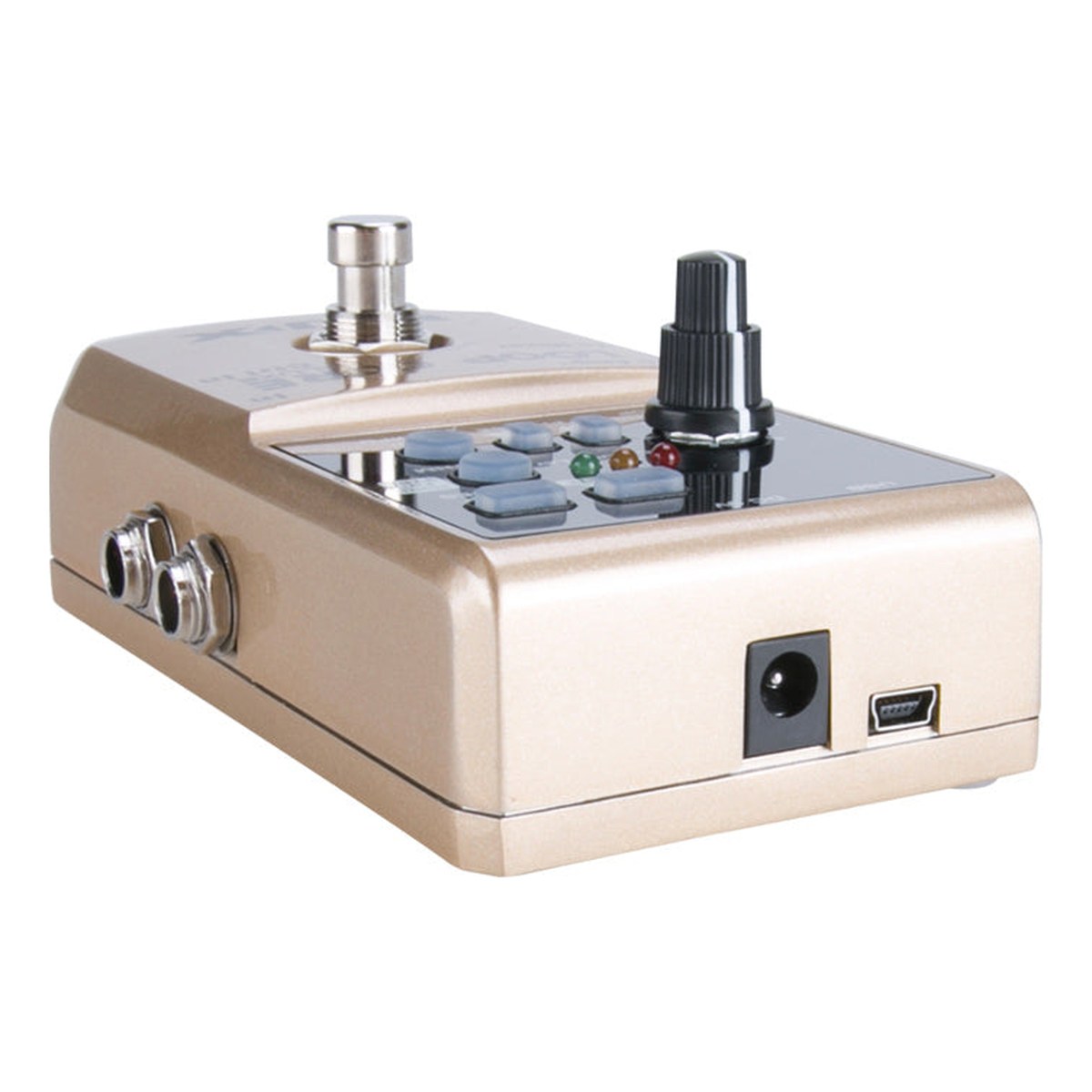 Phơ Looper NUX Loop Core Deluxe – Đầu pedal với jack nguồn DC 9V và cổng USB mini