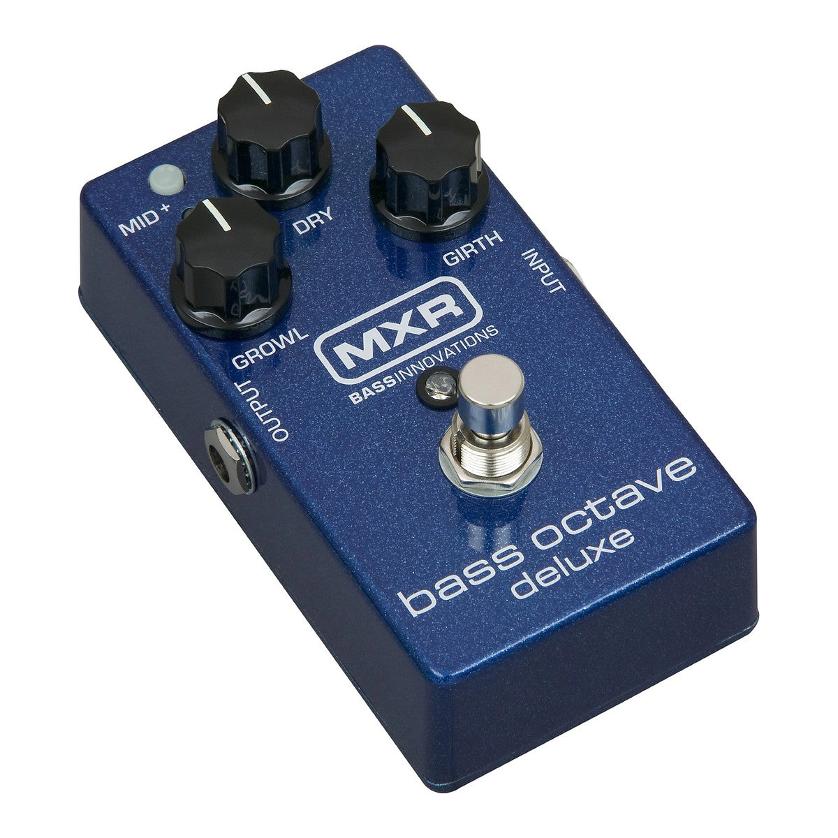 MXR M288 Bass Octave Deluxe nhìn nghiêng từ phía jack OUTPUT