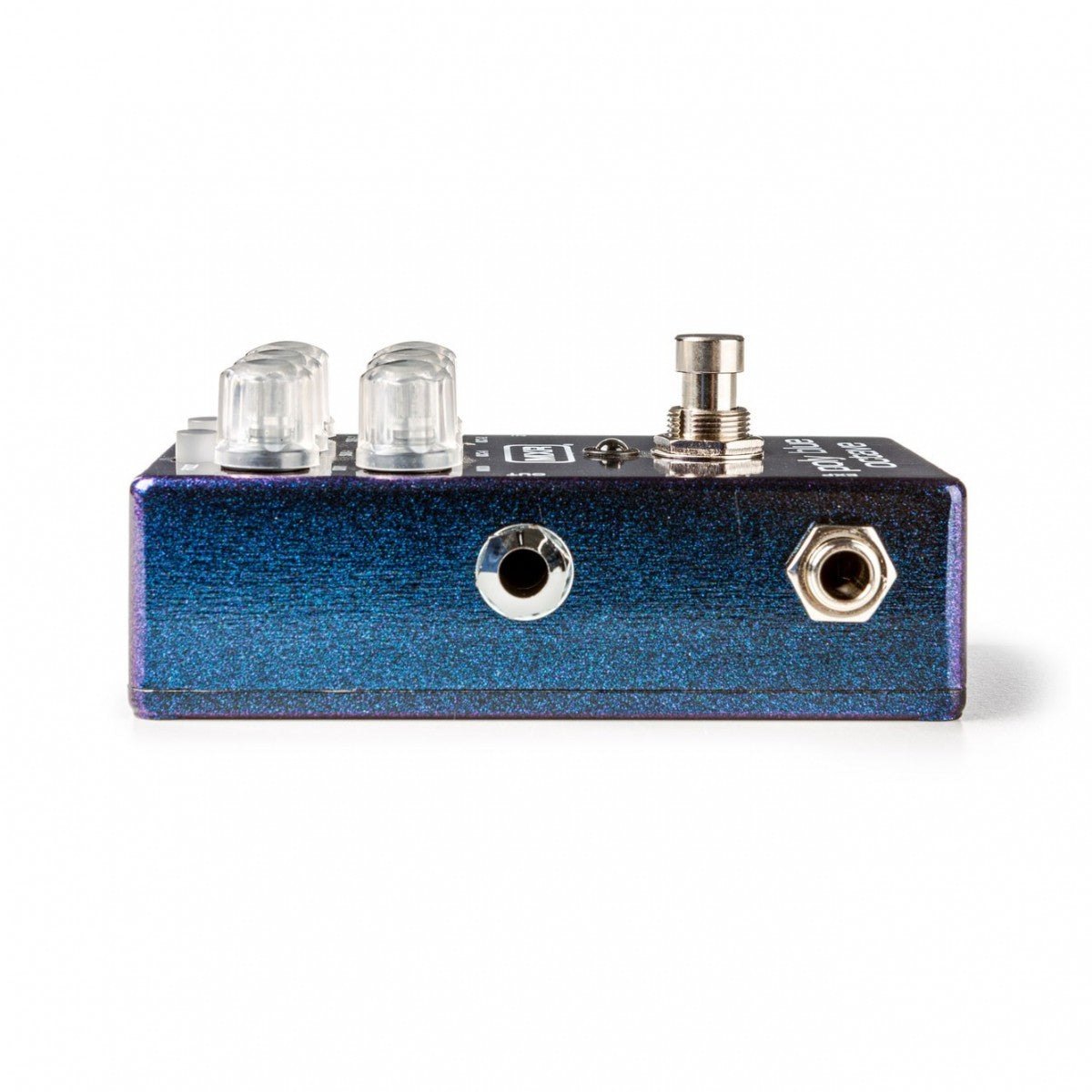 Phơ Octave MXR M306 Poly Blue Octave – cạnh trái với jack OUT và jack EXP cắm pedal expression