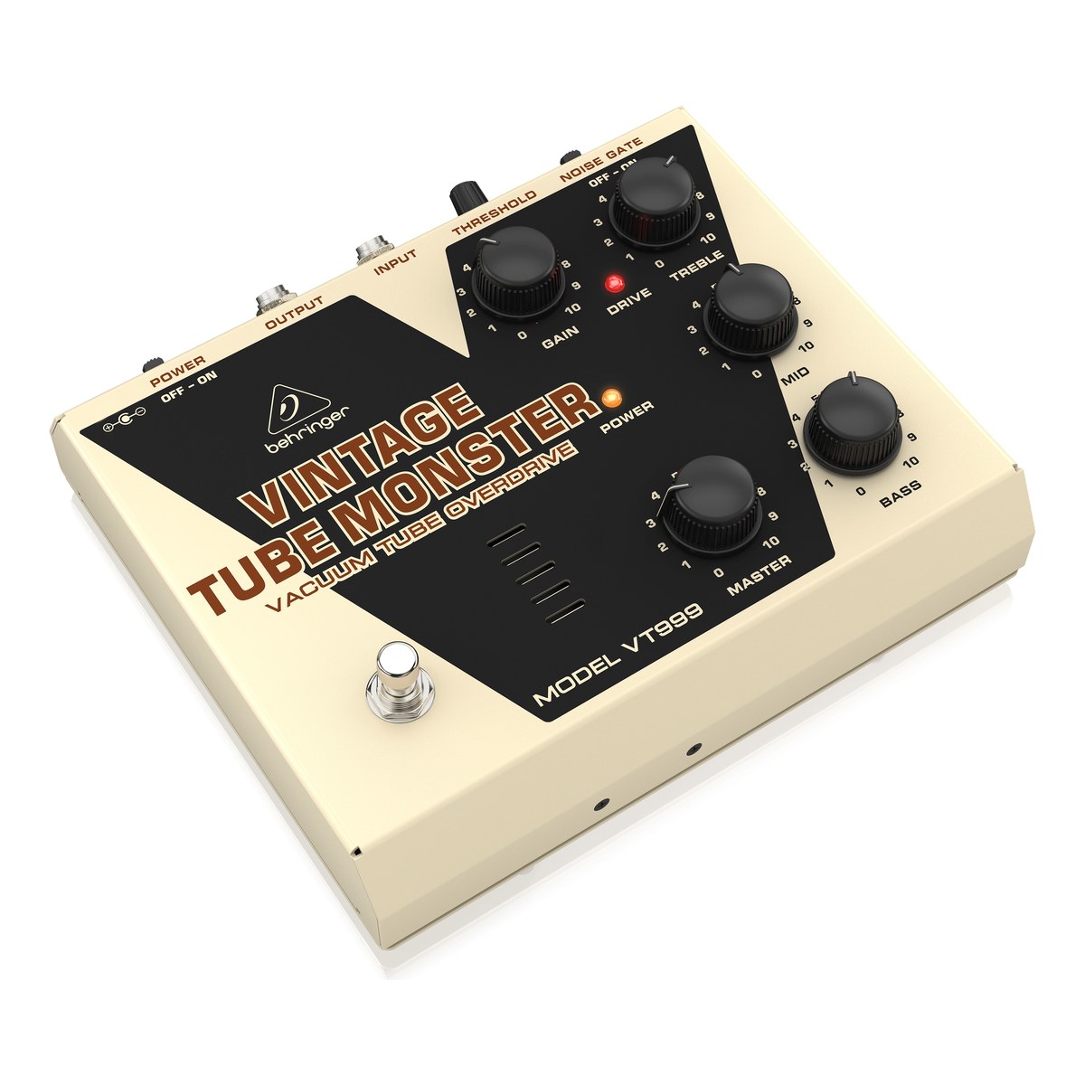 Phơ Overdrive Behringer VT999 Vintage Tube Monster – góc nghiêng trái VT999