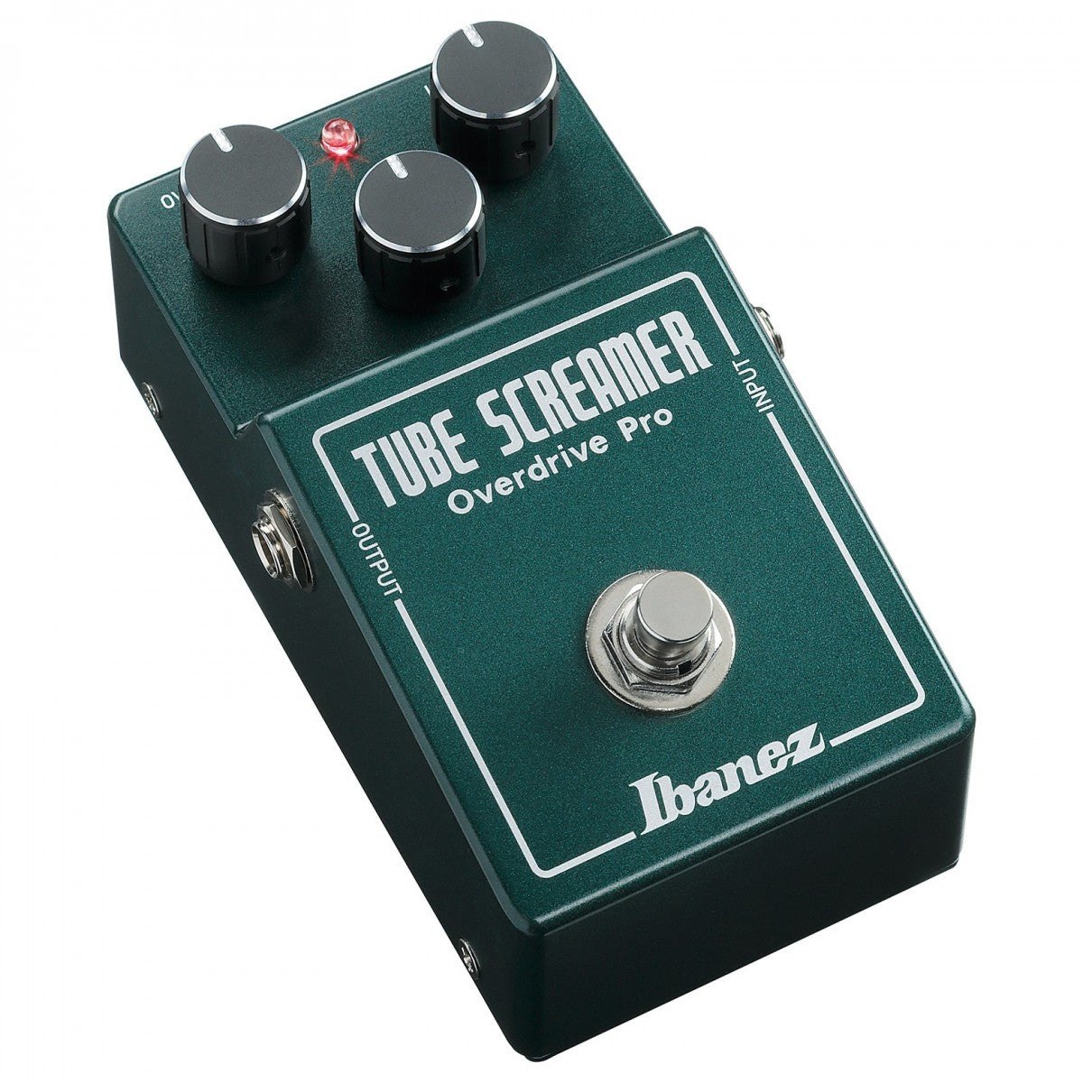 Phơ Overdrive Ibanez TS808HWV2 Hand Wired – góc nghiêng 3/4 bên trái với jack OUTPUT