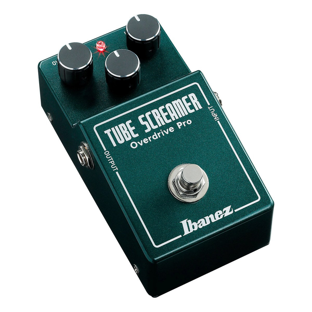 Ibanez TS808HWV2 nhìn nghiêng bên trái, thấy jack OUTPUT