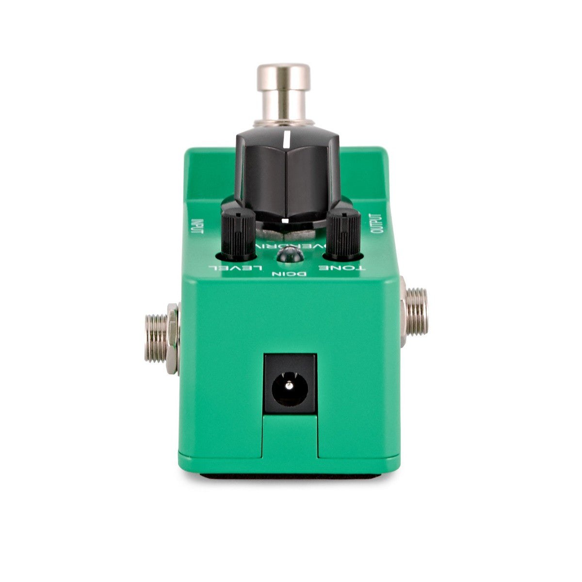 Phơ Overdrive Ibanez Tube Screamer Mini – mặt sau với cổng nguồn DC IN cho adapter 9V