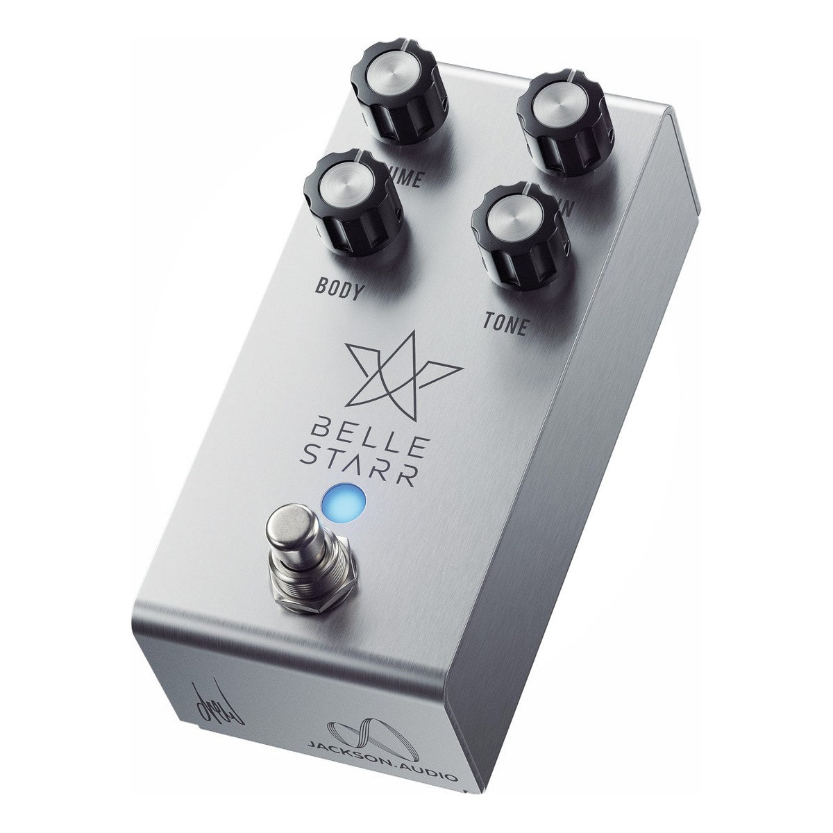 Jackson Audio Belle Starr nhìn nghiêng, vỏ thép không gỉ chải xước