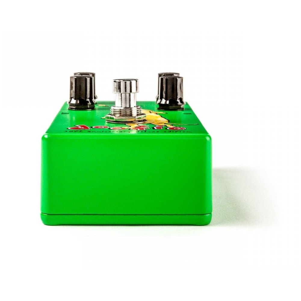 Phơ Overdrive MXR DD30 Dookie Drive 30th Anniversary – đầu trước nhìn thẳng, công tắc chân giữa 4 núm