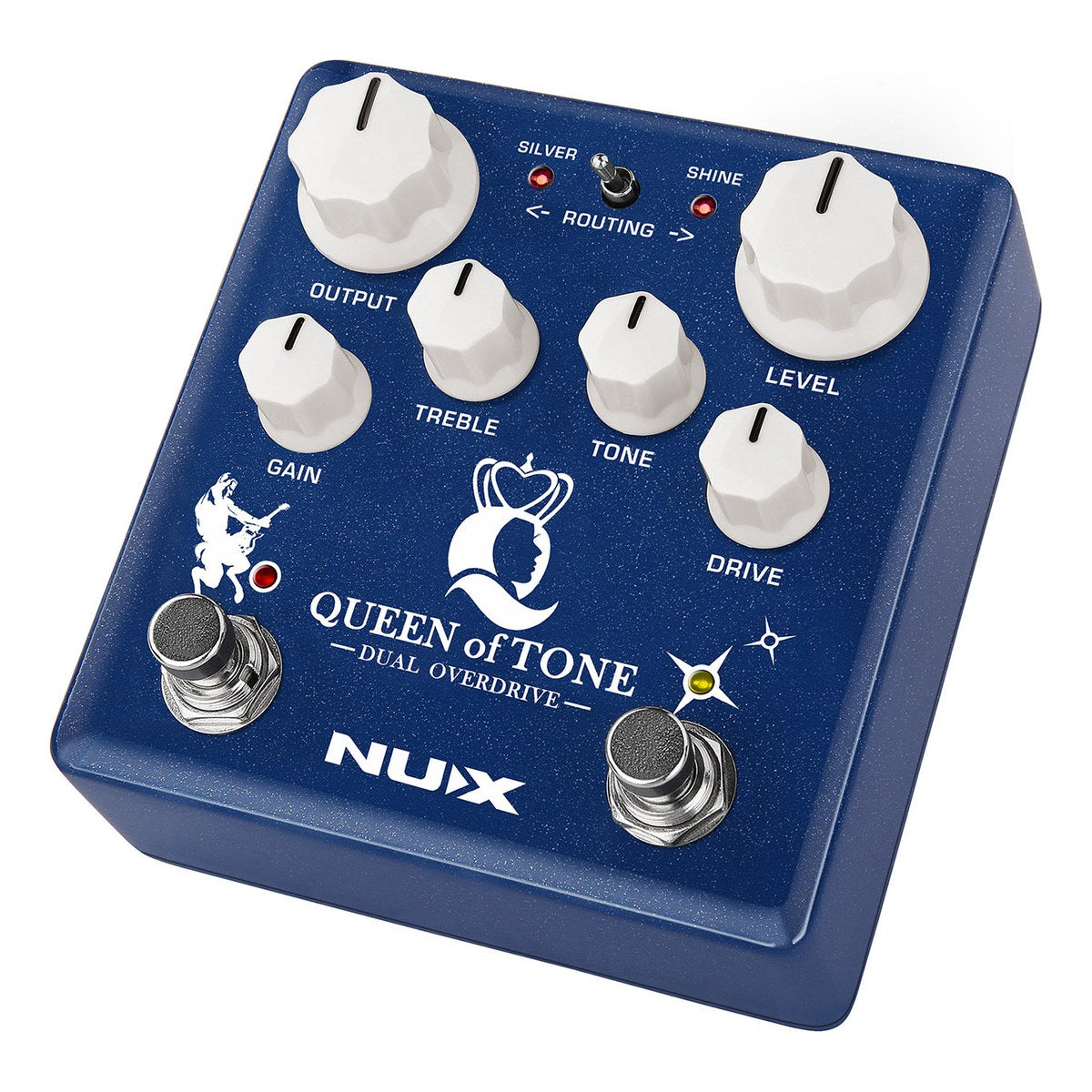 Phơ Overdrive NUX Queen of Tone NDO-6 – Góc nghiêng NUX Queen of Tone NDO-6