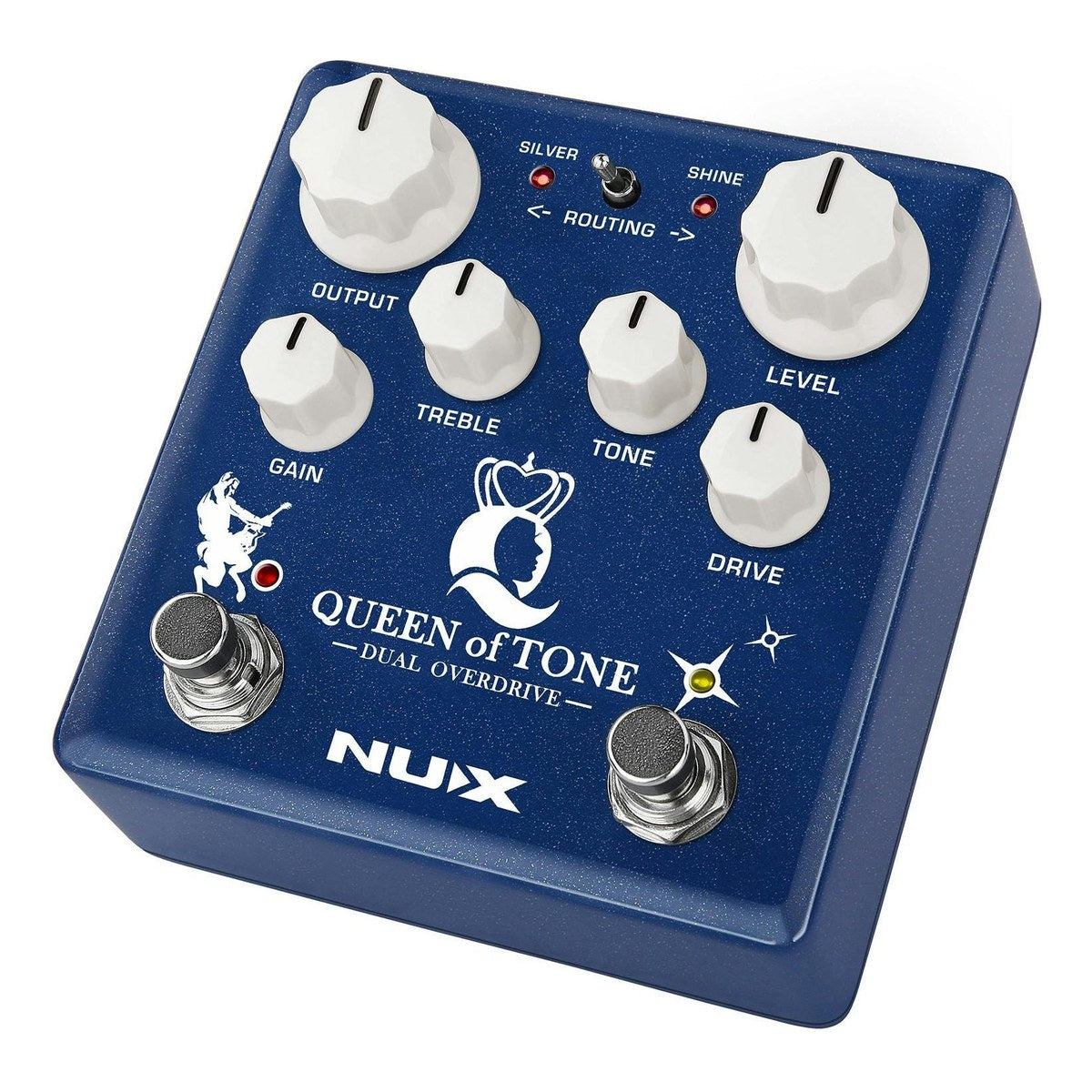 Phơ Overdrive NUX Queen of Tone NDO-6 – Góc nghiêng trái NUX Queen of Tone NDO-6