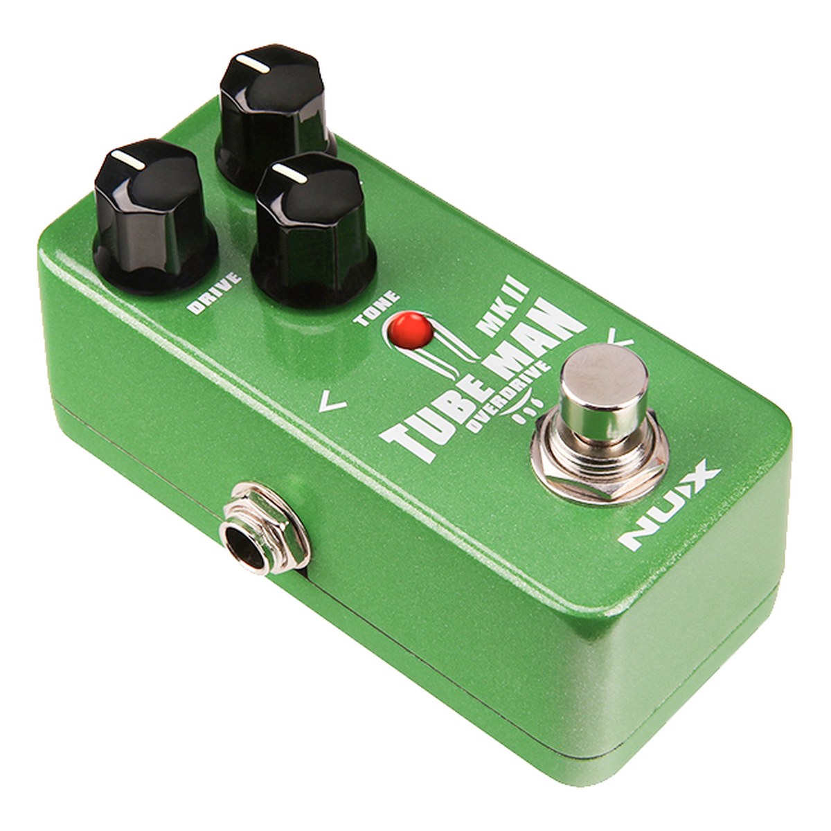 Phơ Overdrive NUX Tube Man MKII NOD-2 – Góc nghiêng Tube Man MKII, thấy jack bên hông