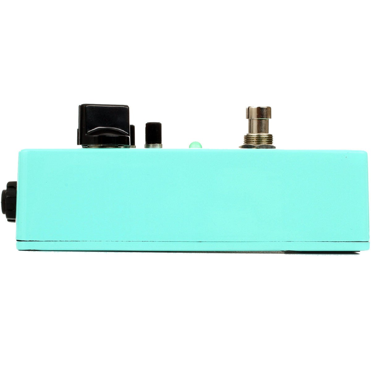 Phơ Overdrive Seymour Duncan 805 Overdrive – cạnh bên nhìn ngang, thấy độ cao thân pedal và footswitch
