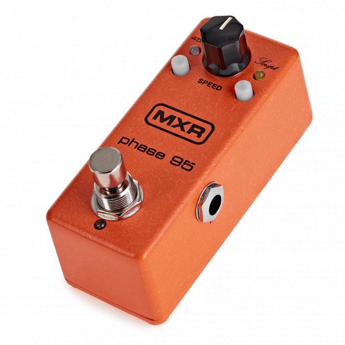 Phơ Phaser MXR M290 Phase 95 Mini – góc nghiêng bên phải, thấy cổng INPUT