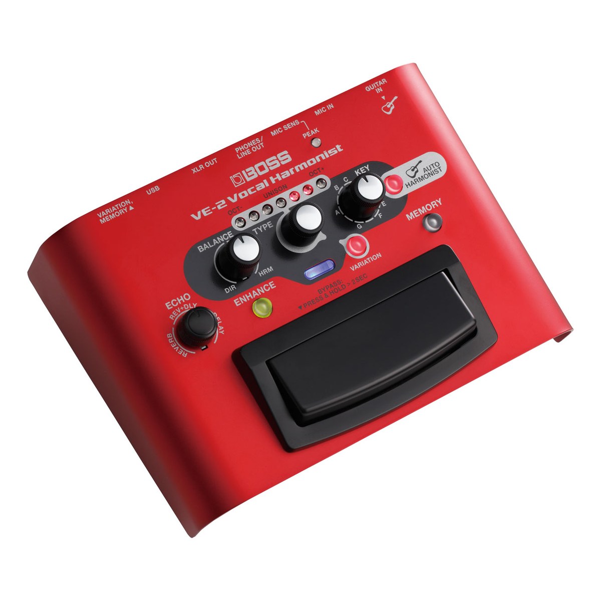 Phơ Pitch Shifter BOSS VE-2 Vocal Harmonist – Boss VE-2 Vocal Harmonist nhìn nghiêng bên trái