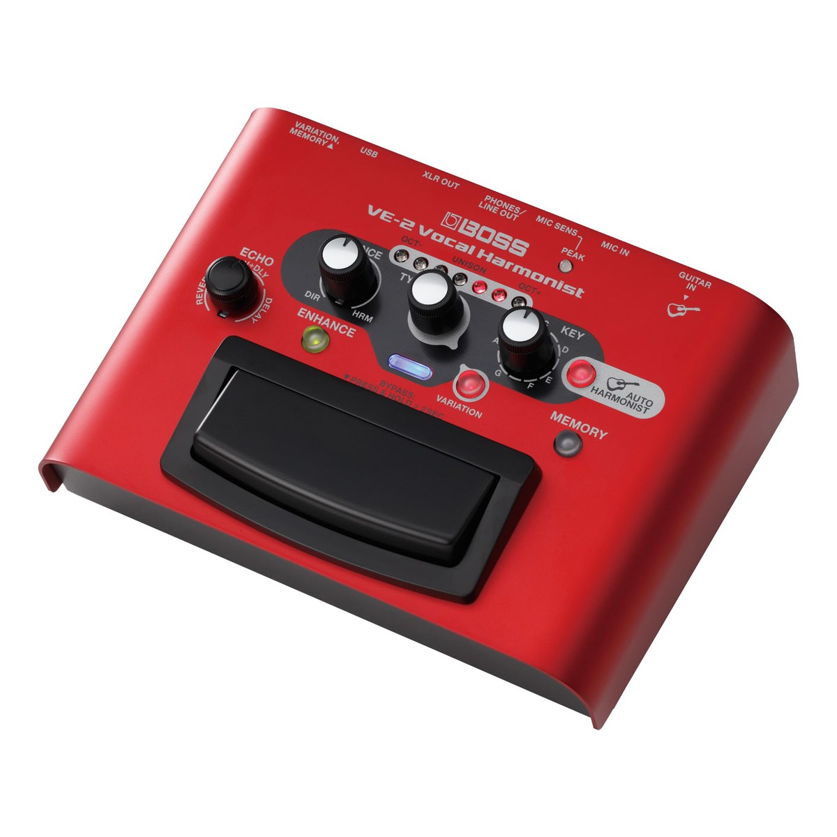 Phơ Pitch Shifter BOSS VE-2 Vocal Harmonist – Boss VE-2 nhìn nghiêng bên phải