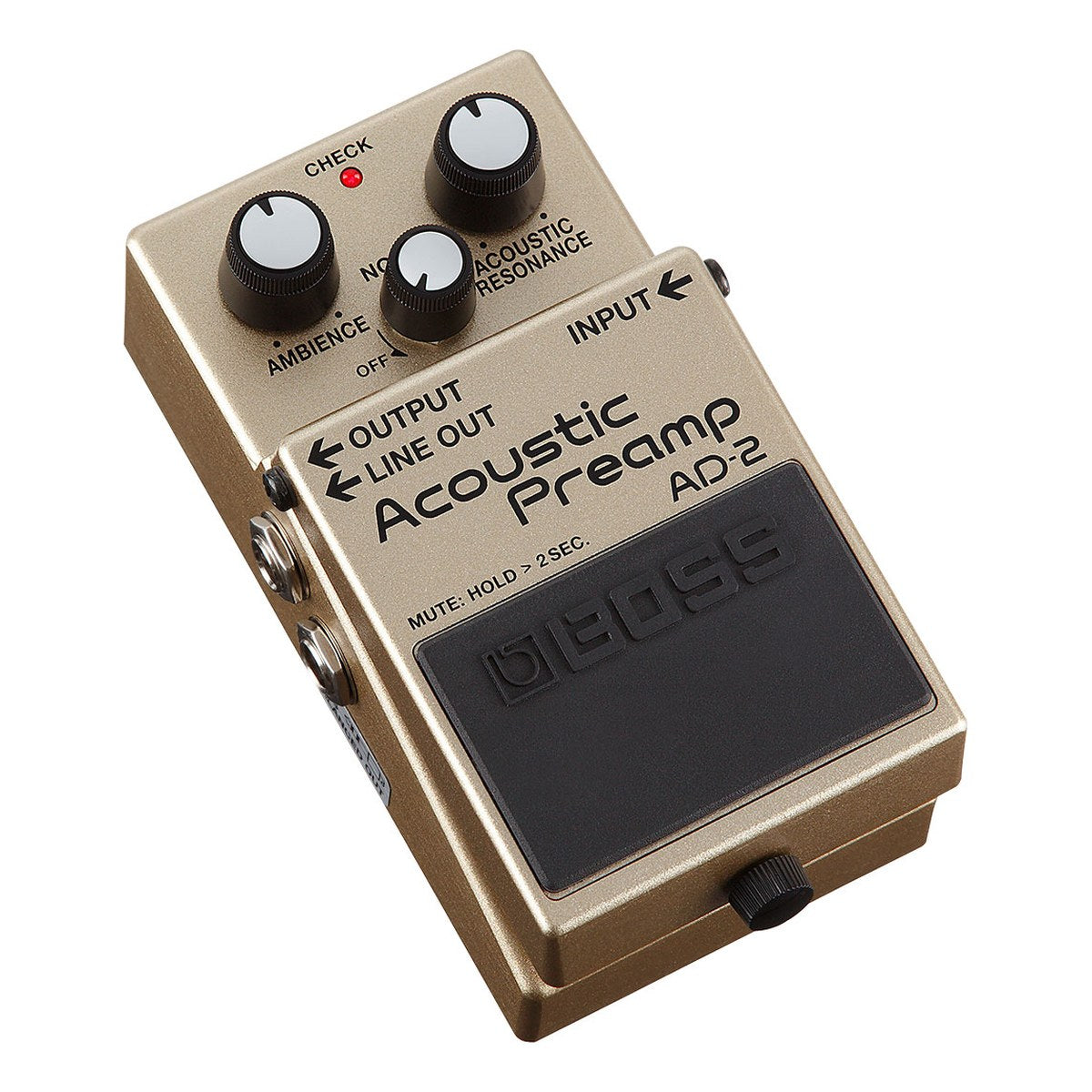Phơ Preamp Acoustic BOSS AD-2 Acoustic Preamp – BOSS AD-2 Acoustic Preamp nhìn nghiêng