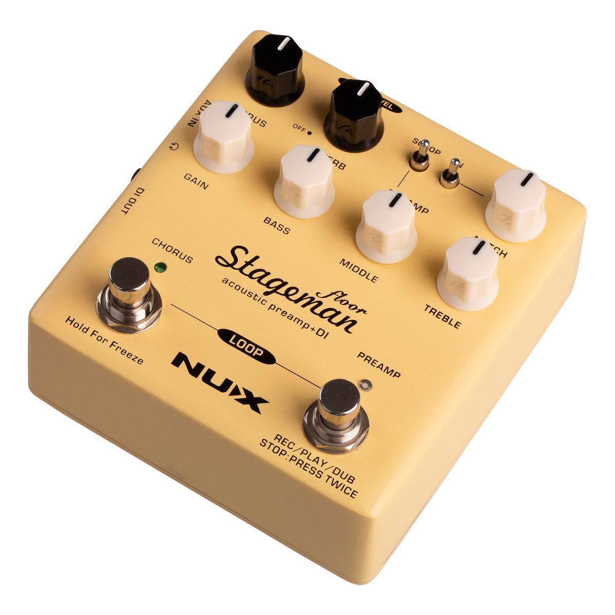 Phơ Preamp Acoustic NUX Stageman Floor NAP-5 – NUX Stageman Floor nhìn nghiêng bên phải