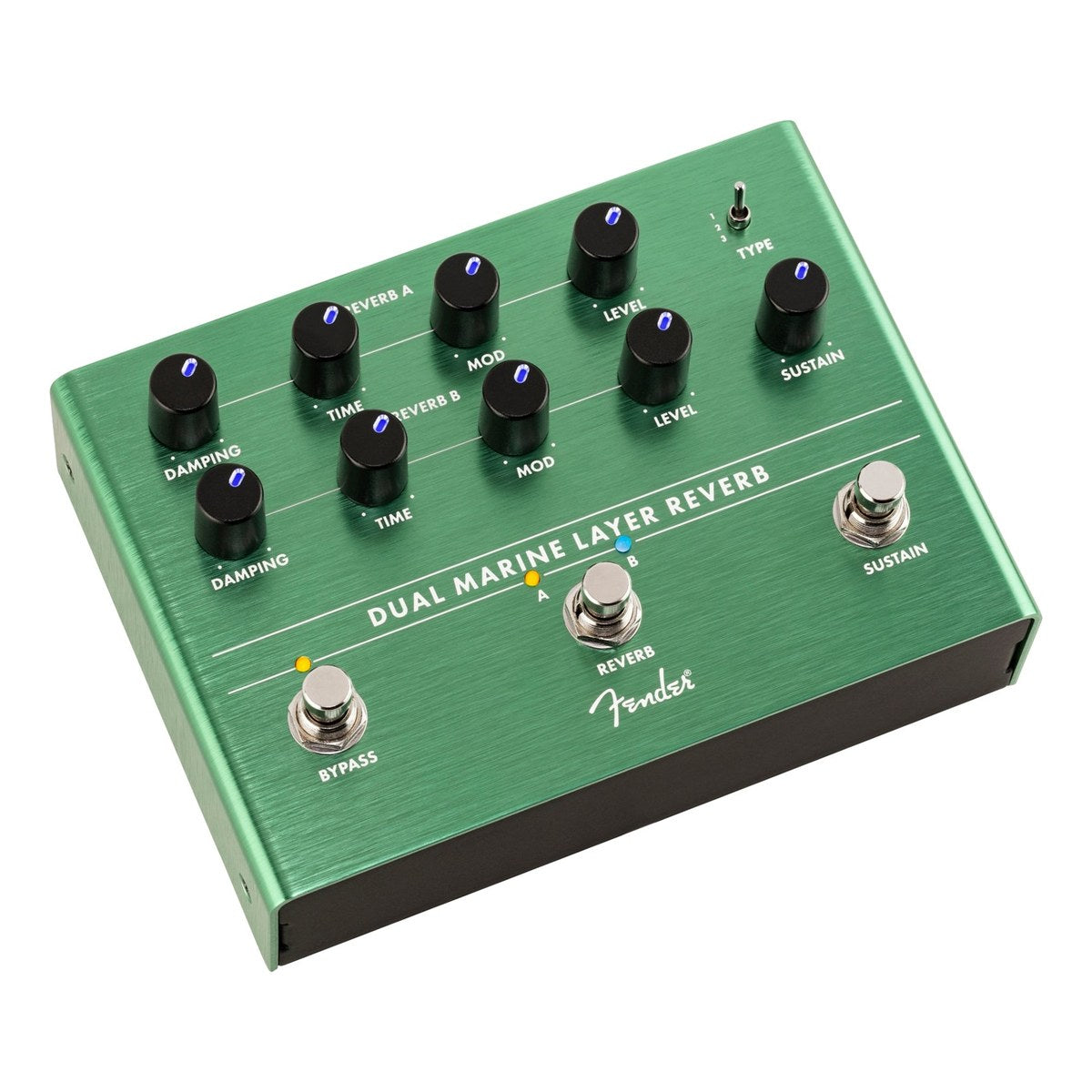 Phơ Reverb Fender Dual Marine Layer Reverb - Dual Marine Layer Reverb nhìn nghiêng từ trên xuống