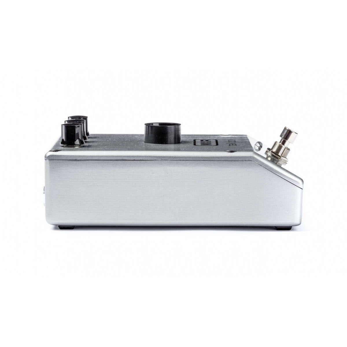 Phơ Talk Box MXR M222 – cạnh bên thân pedal, nhìn ngang từ hàng núm chỉnh tới footswitch