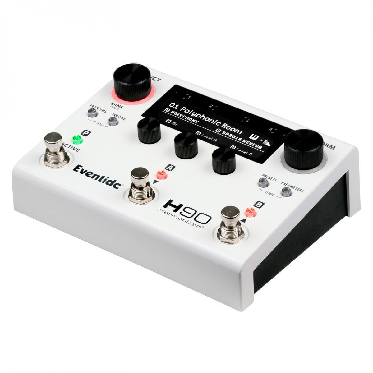 Phơ Tổng Eventide H90 Harmonizer – góc nghiêng 3/4 nhìn từ bên phải trên nền trắng