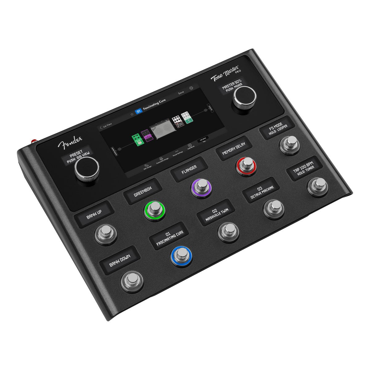 Fender Tone Master Pro nhìn nghiêng từ phía trên