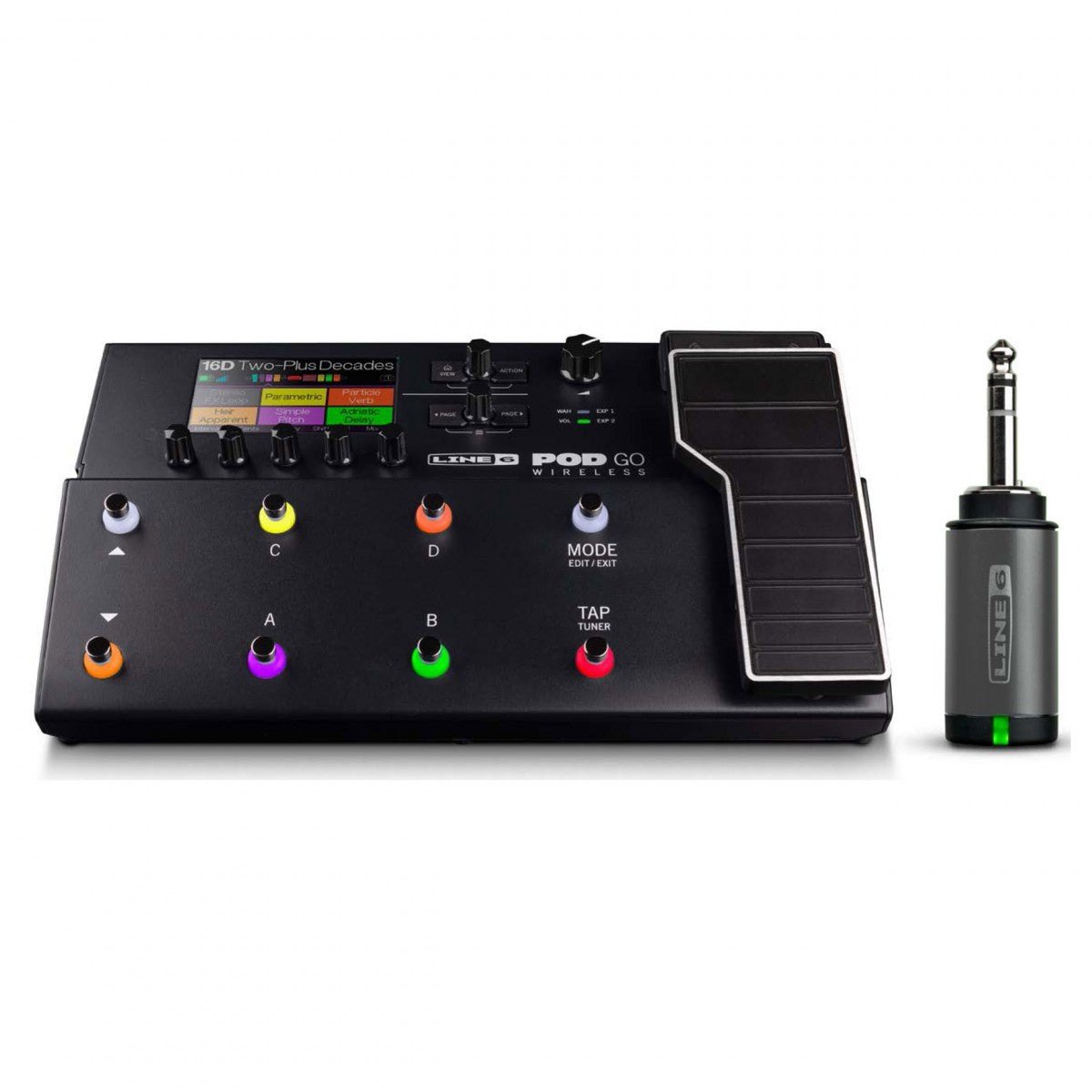 Phơ Tổng Line 6 POD Go Wireless – kèm bộ phát không dây Relay G10TII cắm vào guitar
