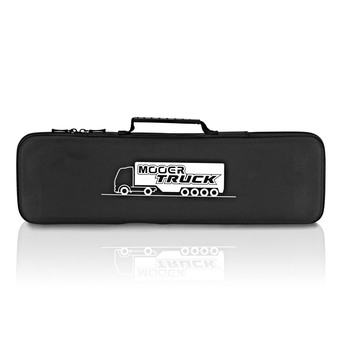 Phơ Tổng Mooer Black Truck – túi đựng mềm in logo Mooer Truck khi đóng, có quai xách