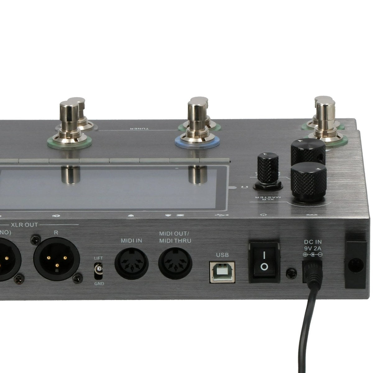 Phơ Tổng Mooer GE300 – góc nghiêng Mooer GE300 nhìn từ bên phải