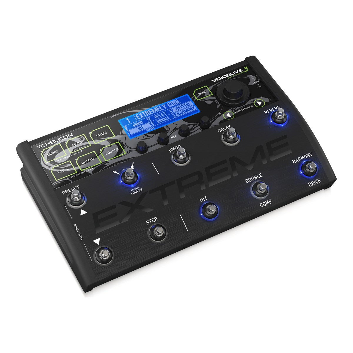 TC-Helicon VoiceLive 3 Extreme nhìn nghiêng từ bên trái