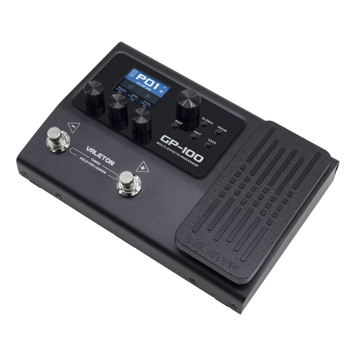 Phơ Tổng Valeton GP-100 – góc nghiêng mặt trên