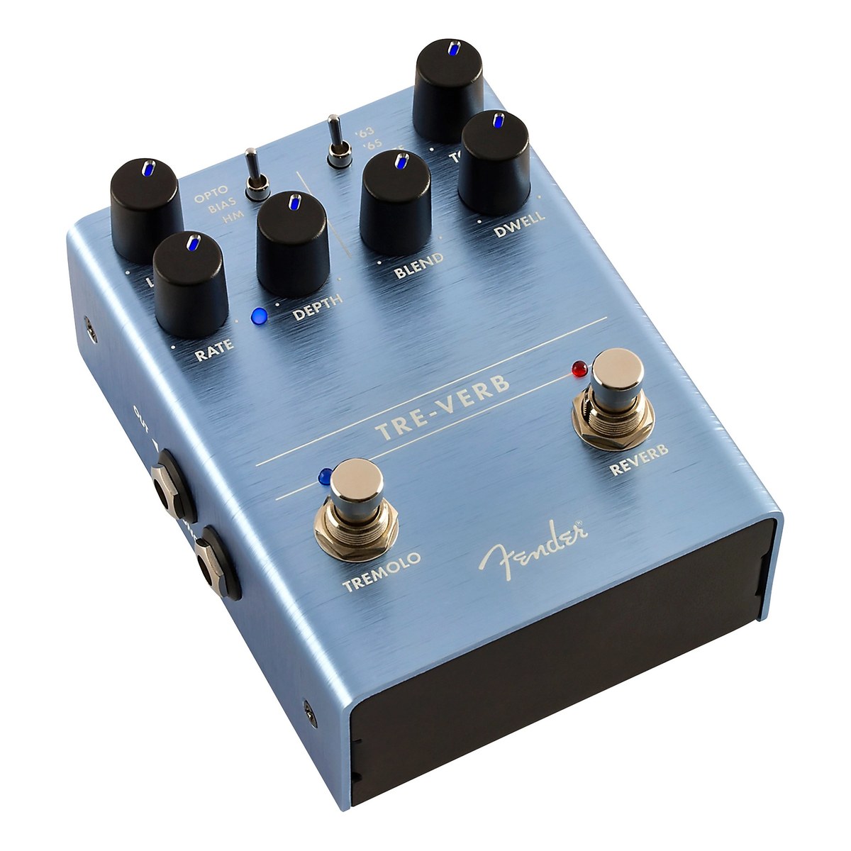 Fender Tre-Verb nhìn nghiêng từ trên xuống