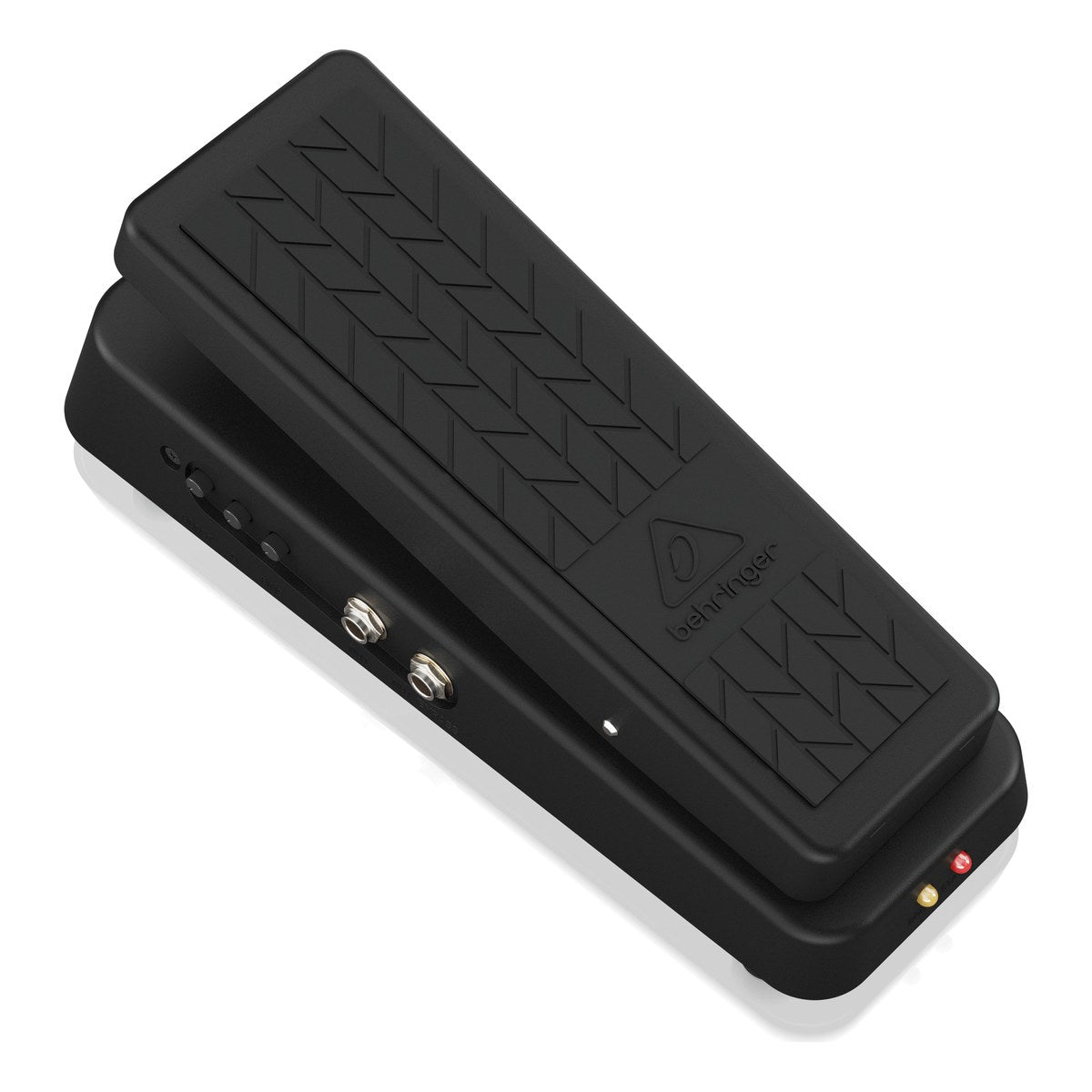 Behringer HB01 Hellbabe nhìn nghiêng bên trái, thấy jack vào/ra và các núm chỉnh bên hông