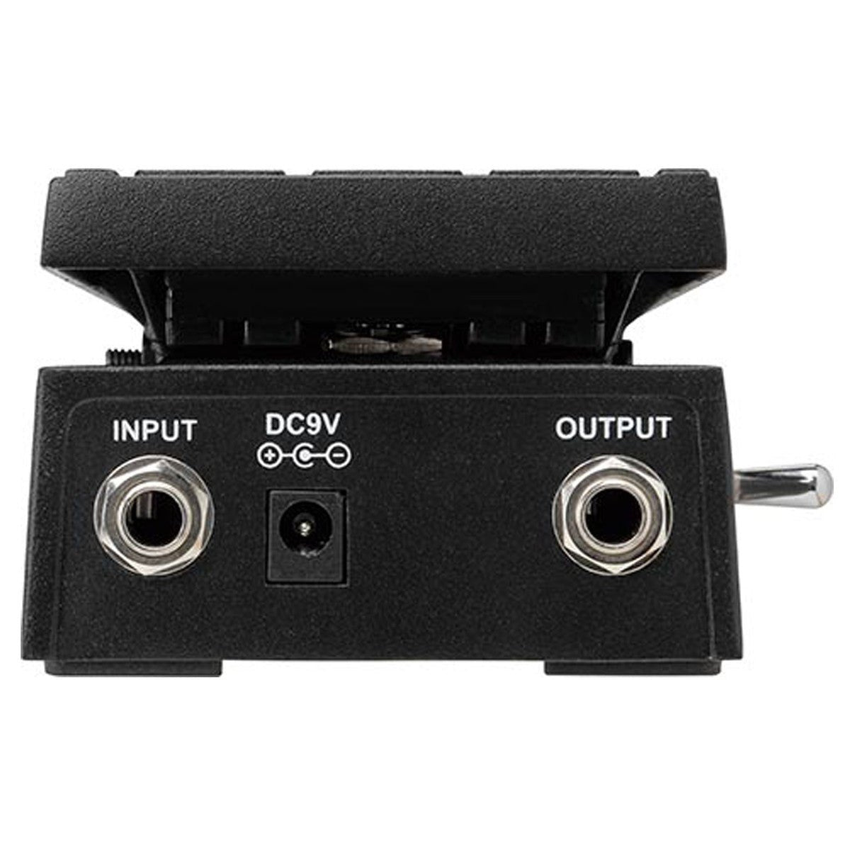Phơ Wah Ibanez WH10V3 – mặt trước với jack INPUT, OUTPUT và cổng nguồn DC9V