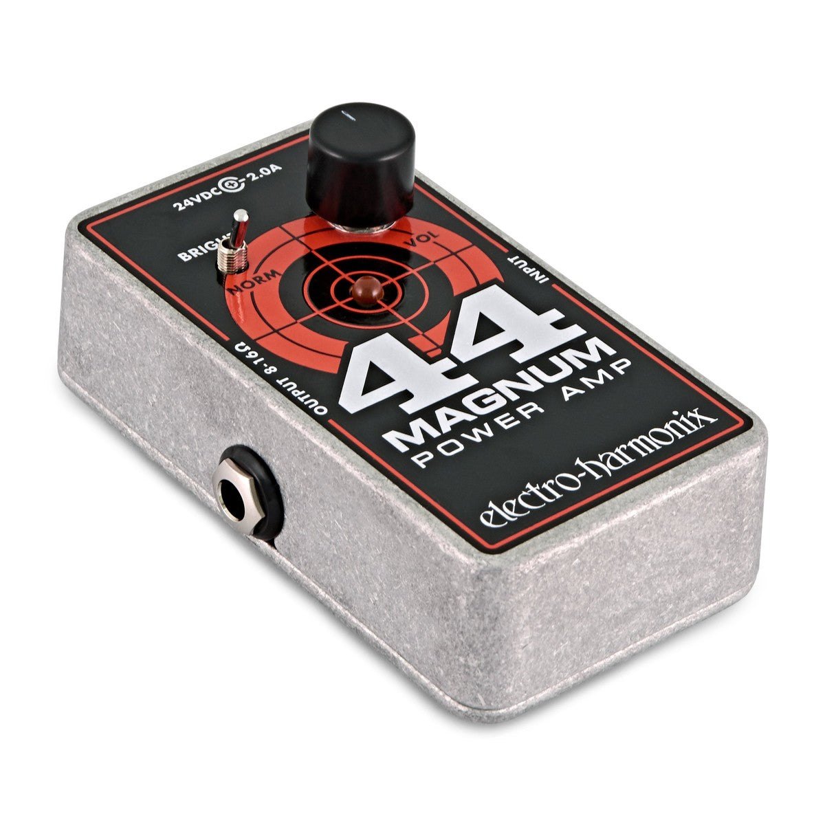 Power Amp Guitar Electro-Harmonix 44 Magnum 44W – góc nghiêng trái thấy cổng OUTPUT ra loa 8–16Ω