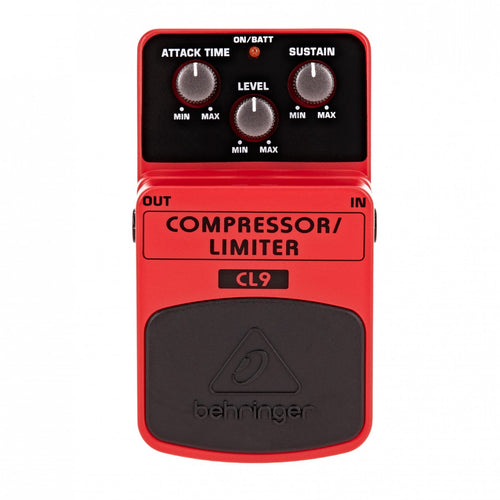 Behringer CL9 Compressor / Limiter Guitar Pedal, Analog Pedal