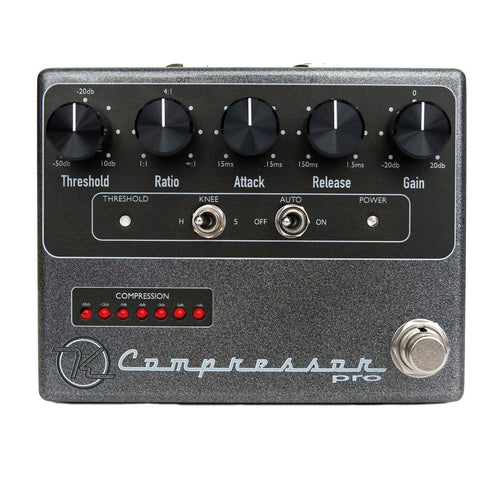 Keeley Compressor Pro Professional Studio Compressor Pedal, Analog Pedal