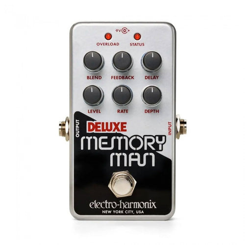 Electro-Harmonix Nano Deluxe Memory Man Analog Delay/Chorus/Vibrato Guitar Effects Pedal, Analog Pedal