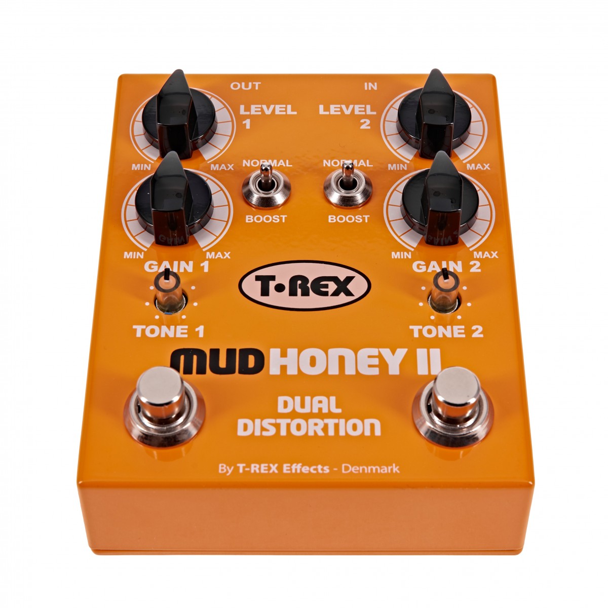 Distortion Pedal Guitar T-Rex Mudhoney II Dual