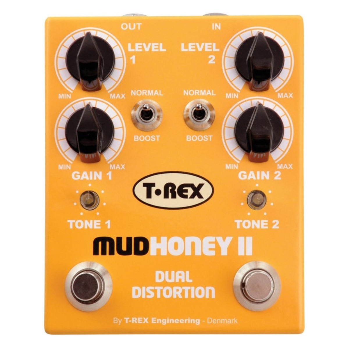 Distortion Pedal Guitar T-Rex Mudhoney II Dual