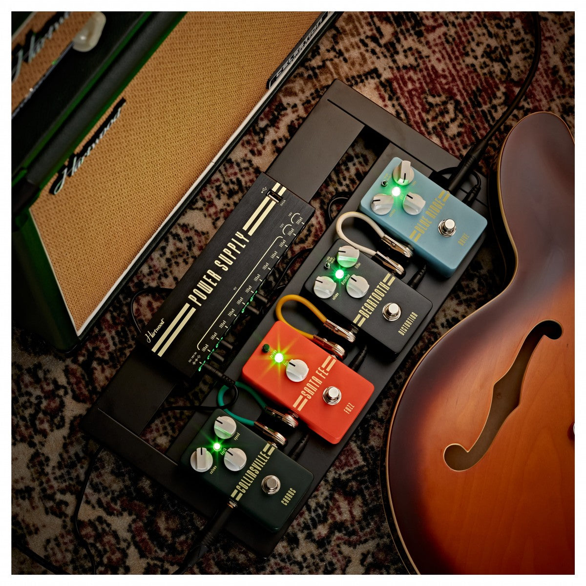 Fuzz Pedal Guitar Hartwood Santa Fe