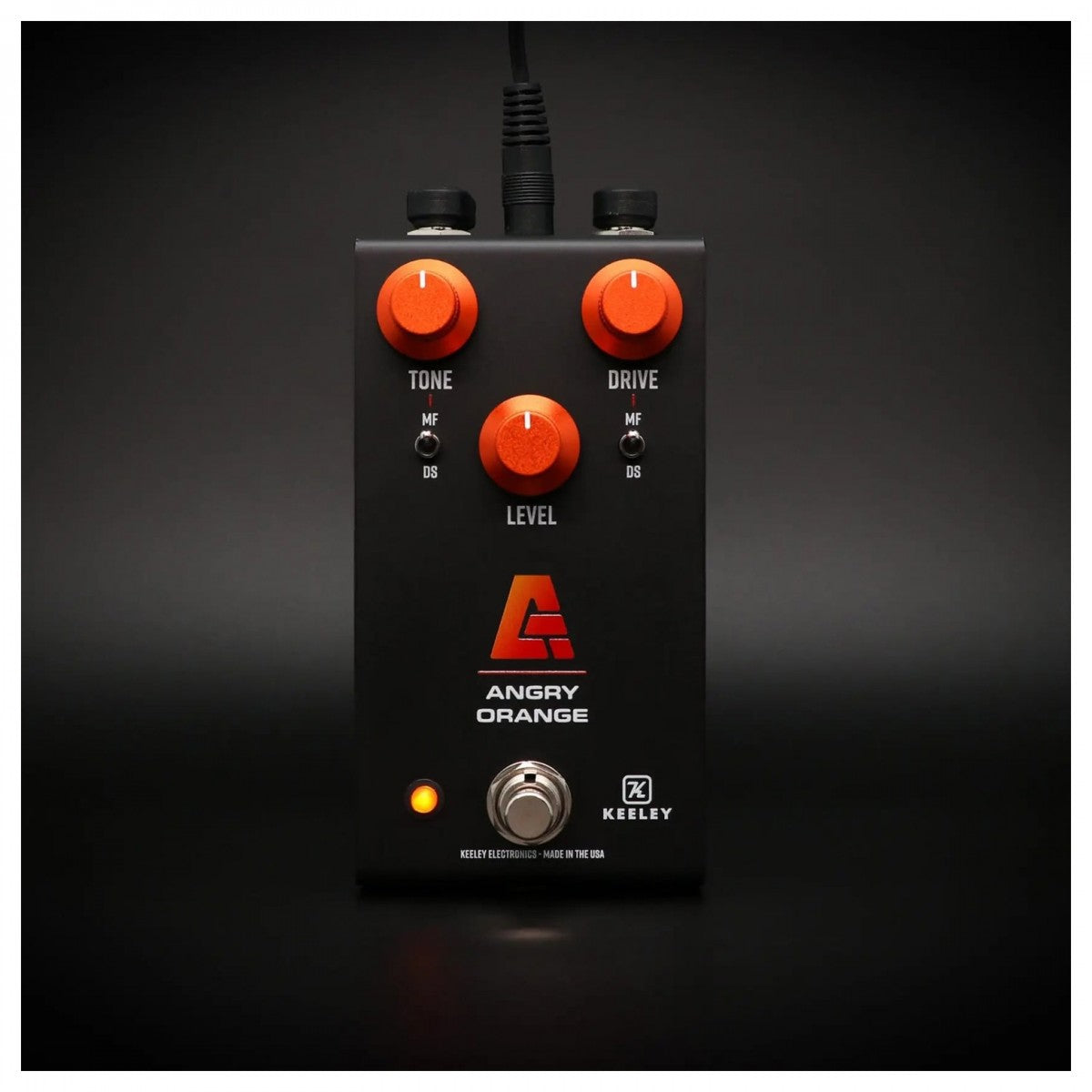 Fuzz Pedal Guitar Keeley Angry Orange
